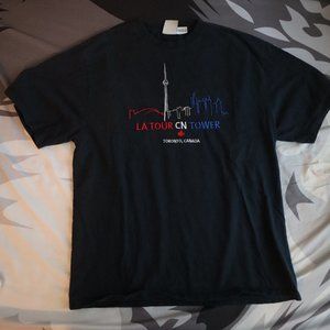 LA Tour CN Tower Tshirt Size Large 20" 27"